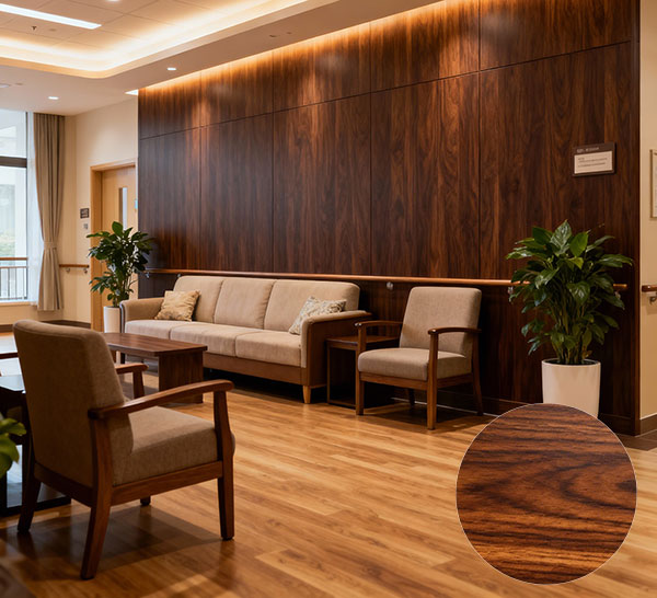 Dark Walnut Wood Grain Bamboo charcoal board