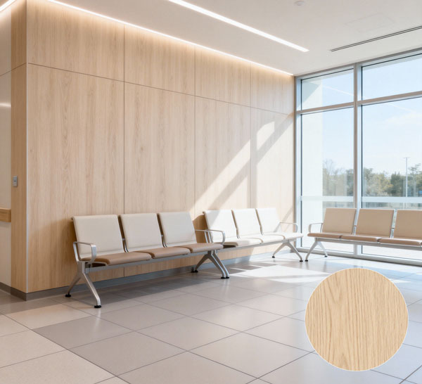 Modern Hospital Wood Grain Bamboo charcoal board