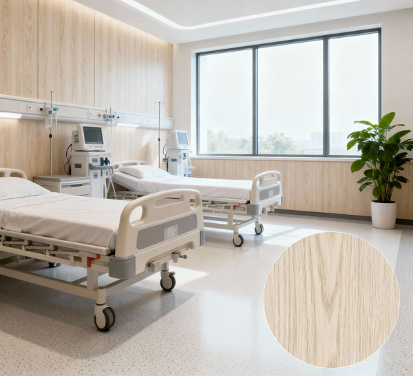 ZS-002 Hospital Light White Wood Grain Bamboo charcoal board