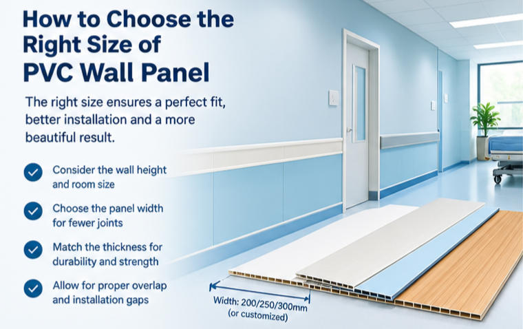 How to Choose the Right Size of PVC Wall Panel