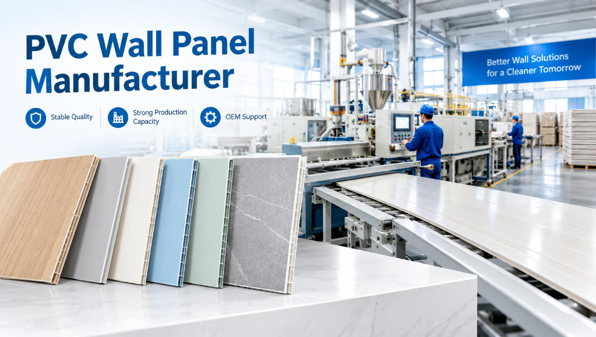 How to Choose a Reliable PVC Wall Panel Manufacturer in China